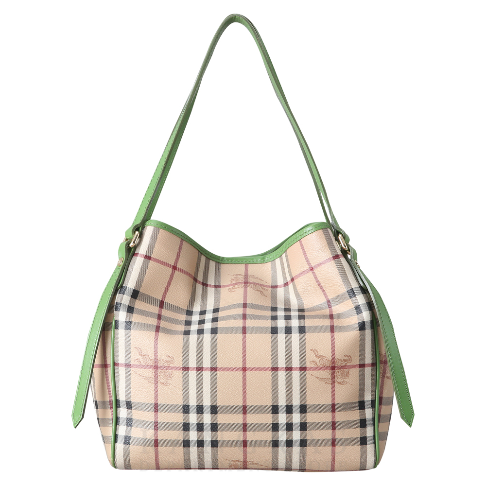 BURBERRY(USED)버버리 헤이마켓 체크 쇼퍼백