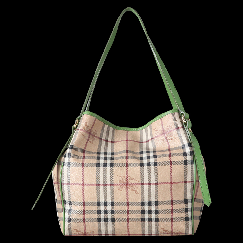 BURBERRY(USED)버버리 헤이마켓 체크 쇼퍼백