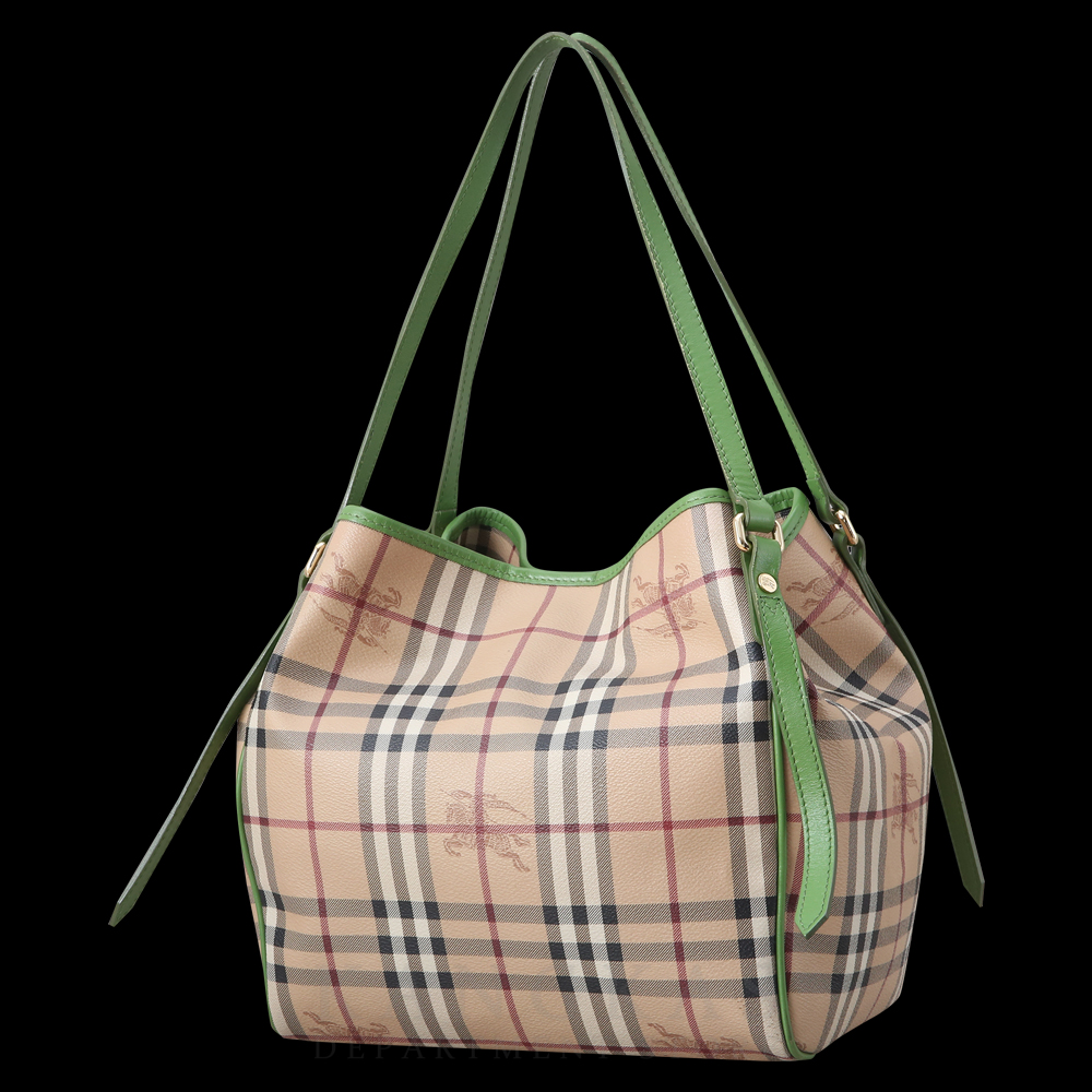 BURBERRY(USED)버버리 헤이마켓 체크 쇼퍼백