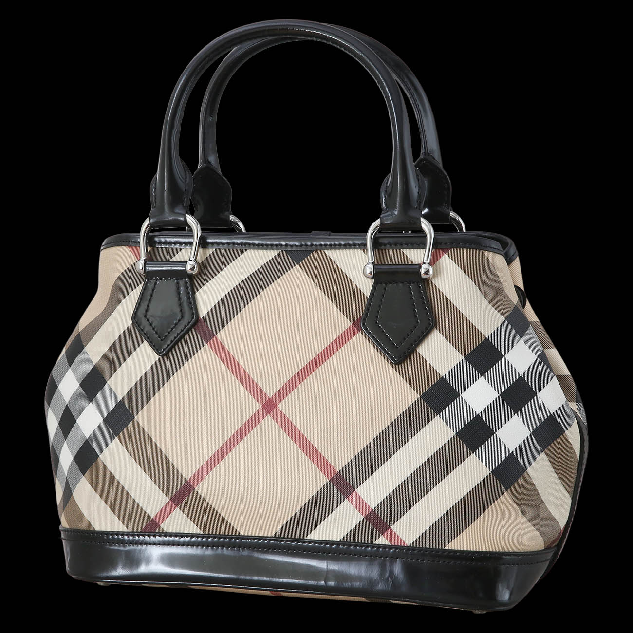 BURBERRY(USED)버버리 체크 핸드백
