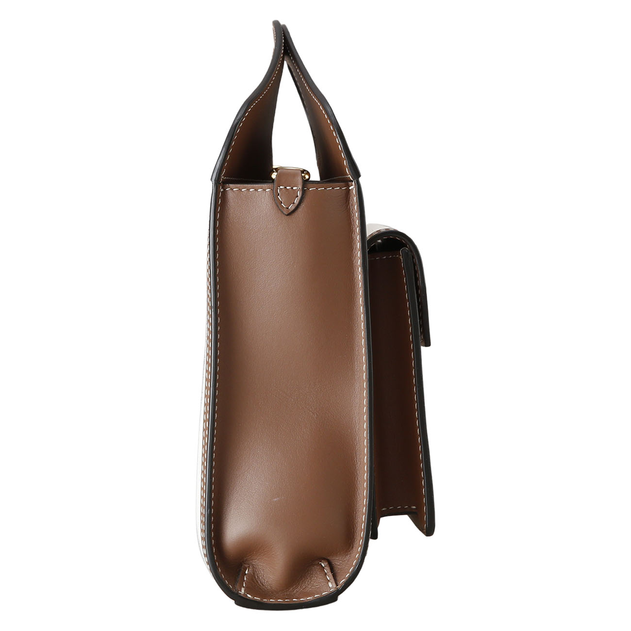 BURBERRY(USED)버버리 투톤 캔버스 프레야 토트백