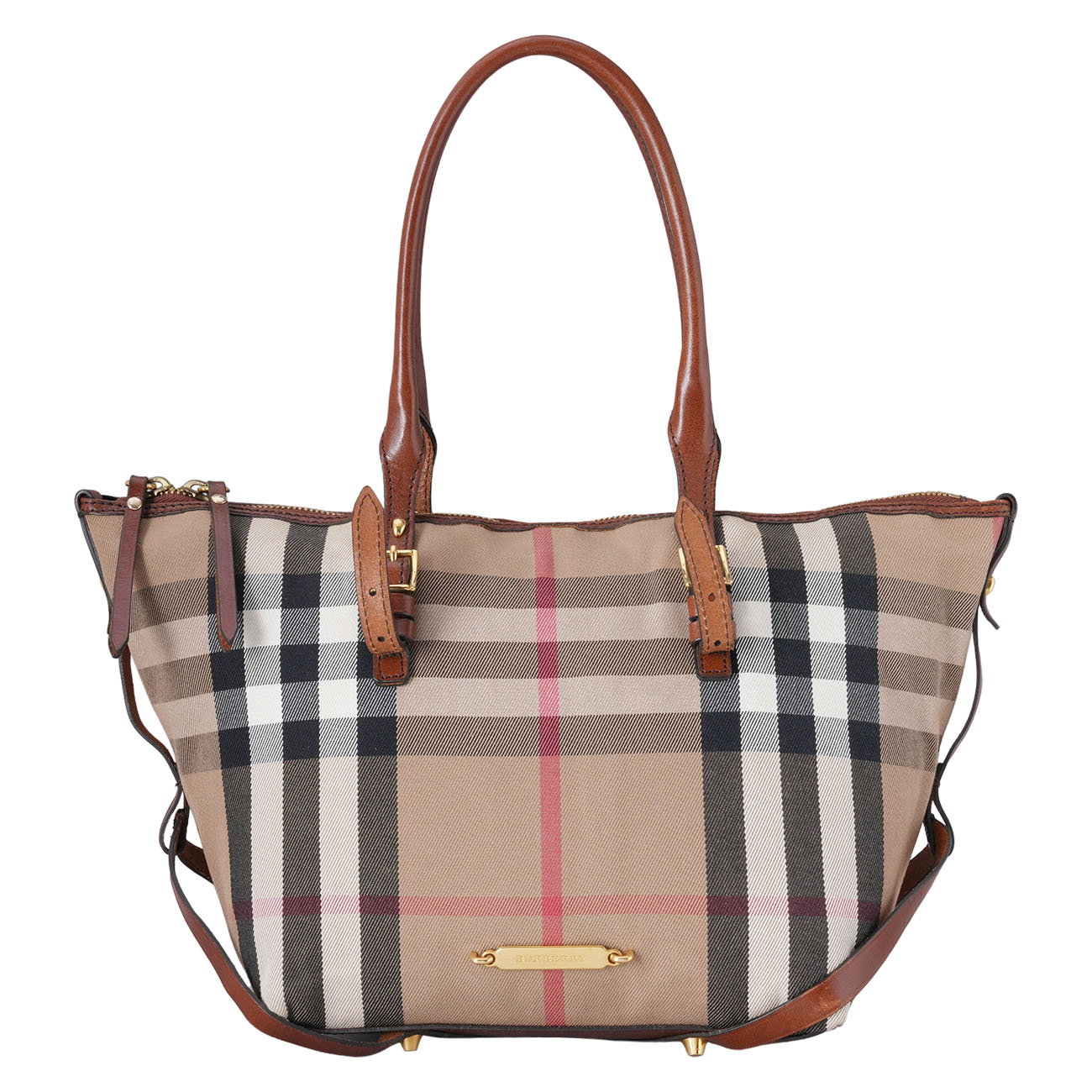 BURBERRY(USED)버버리 하우스 체크 토트 백