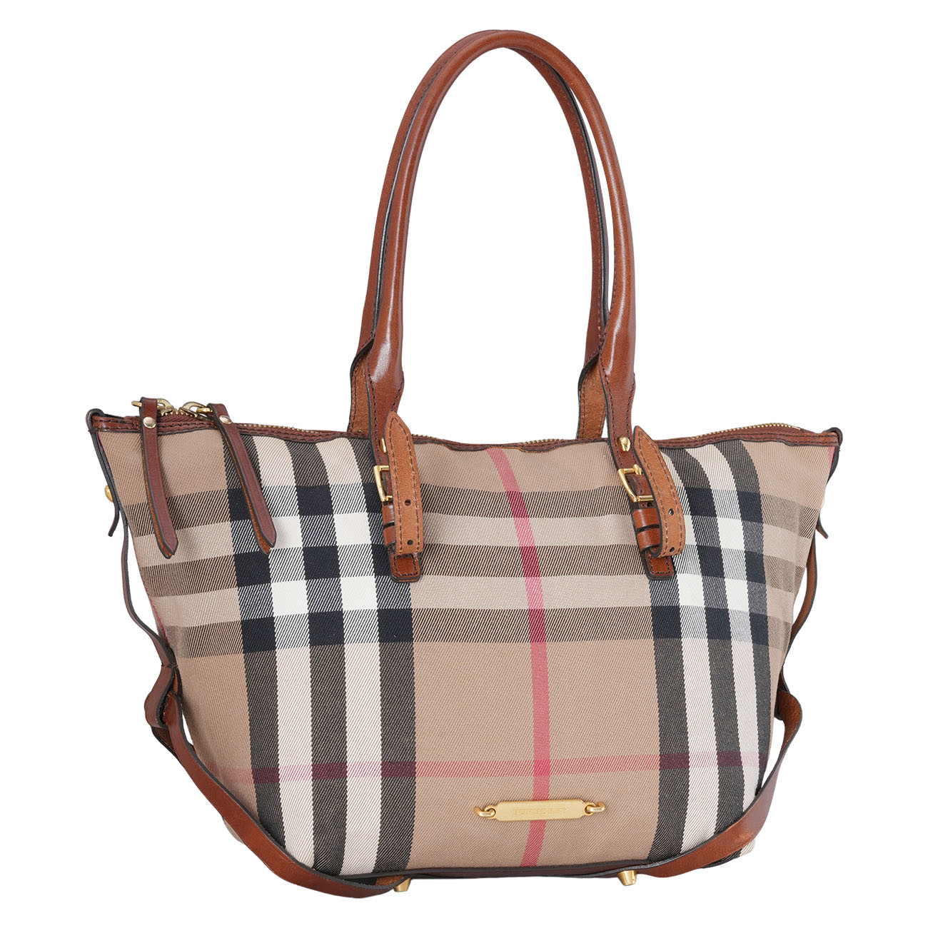 BURBERRY(USED)버버리 하우스 체크 토트 백