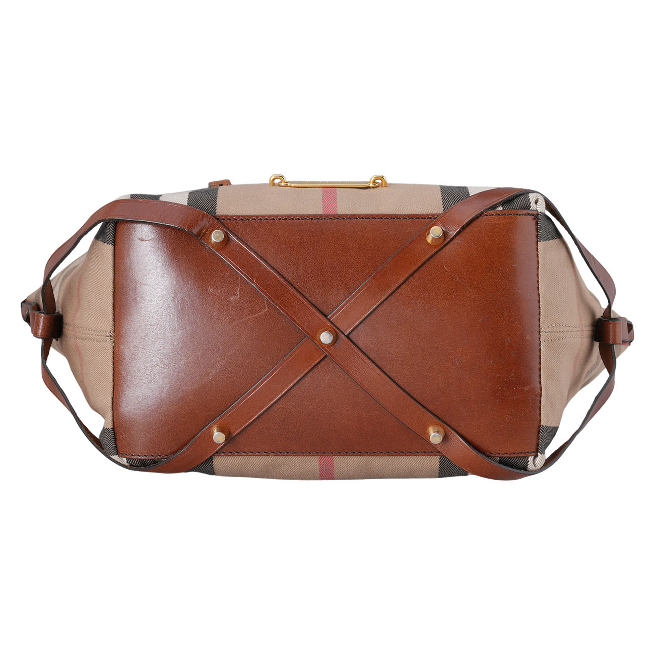 BURBERRY(USED)버버리 하우스 체크 토트 백