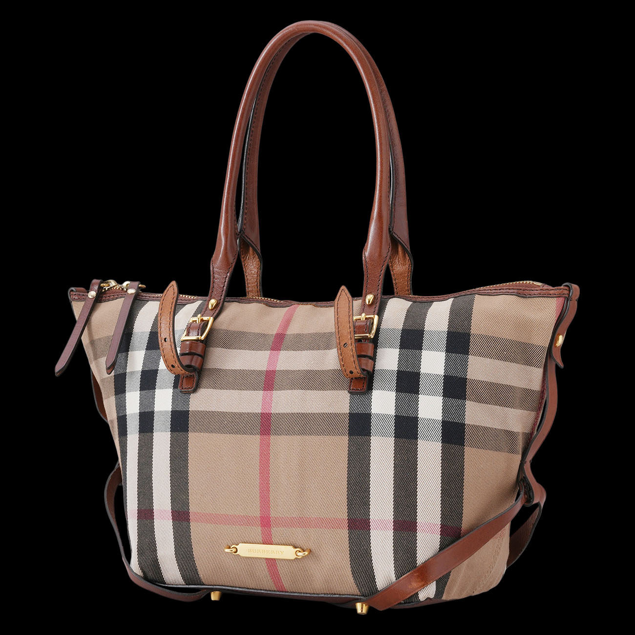 BURBERRY(USED)버버리 하우스 체크 토트 백