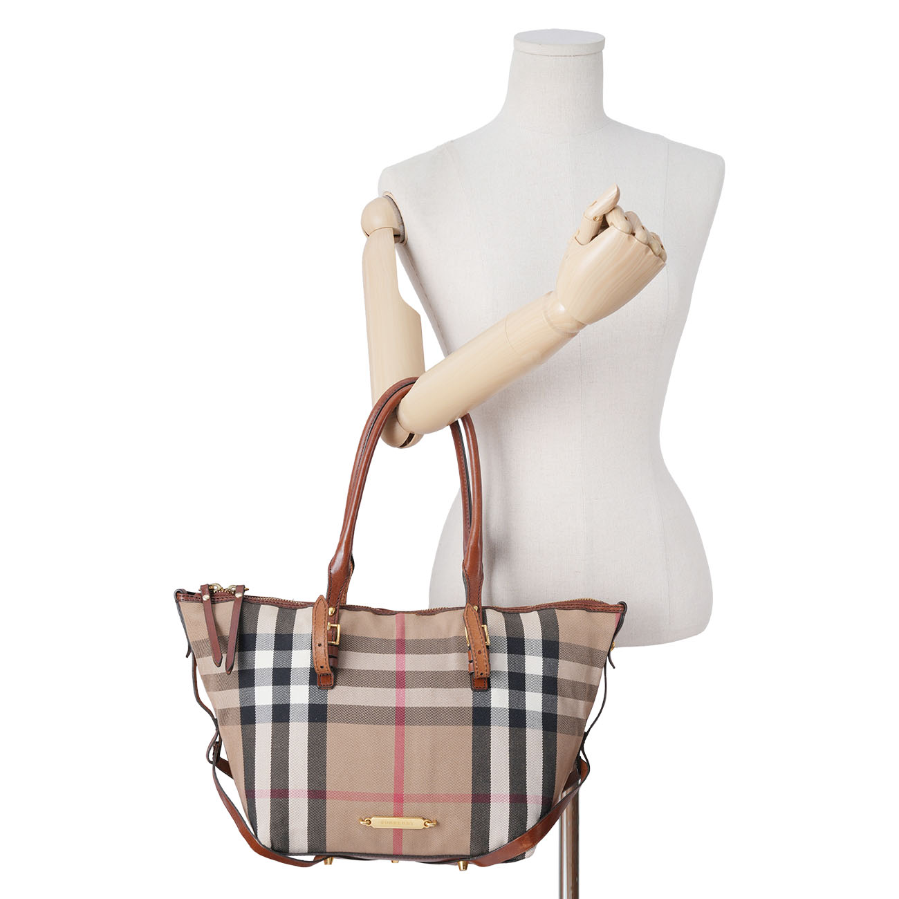 BURBERRY(USED)버버리 하우스 체크 토트 백