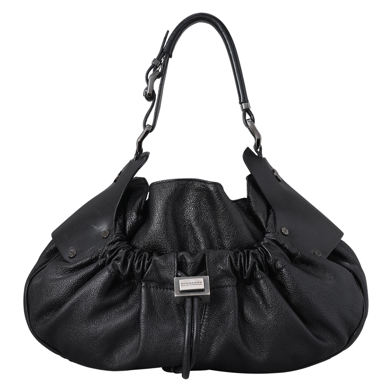 BURBERRY(USED)버버리 샤이닝 레더 호보백