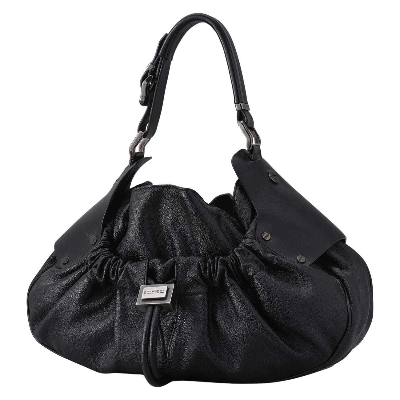 BURBERRY(USED)버버리 샤이닝 레더 호보백