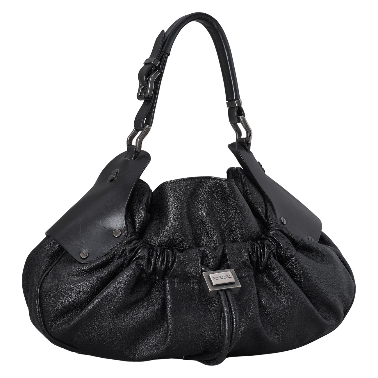 BURBERRY(USED)버버리 샤이닝 레더 호보백