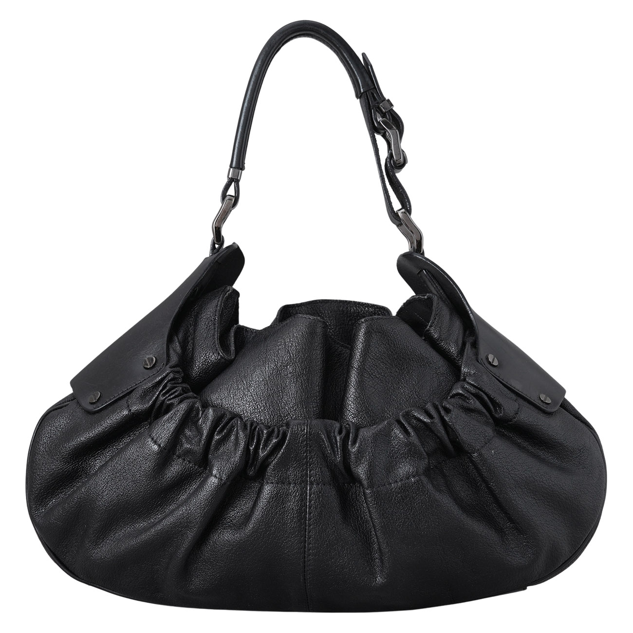 BURBERRY(USED)버버리 샤이닝 레더 호보백