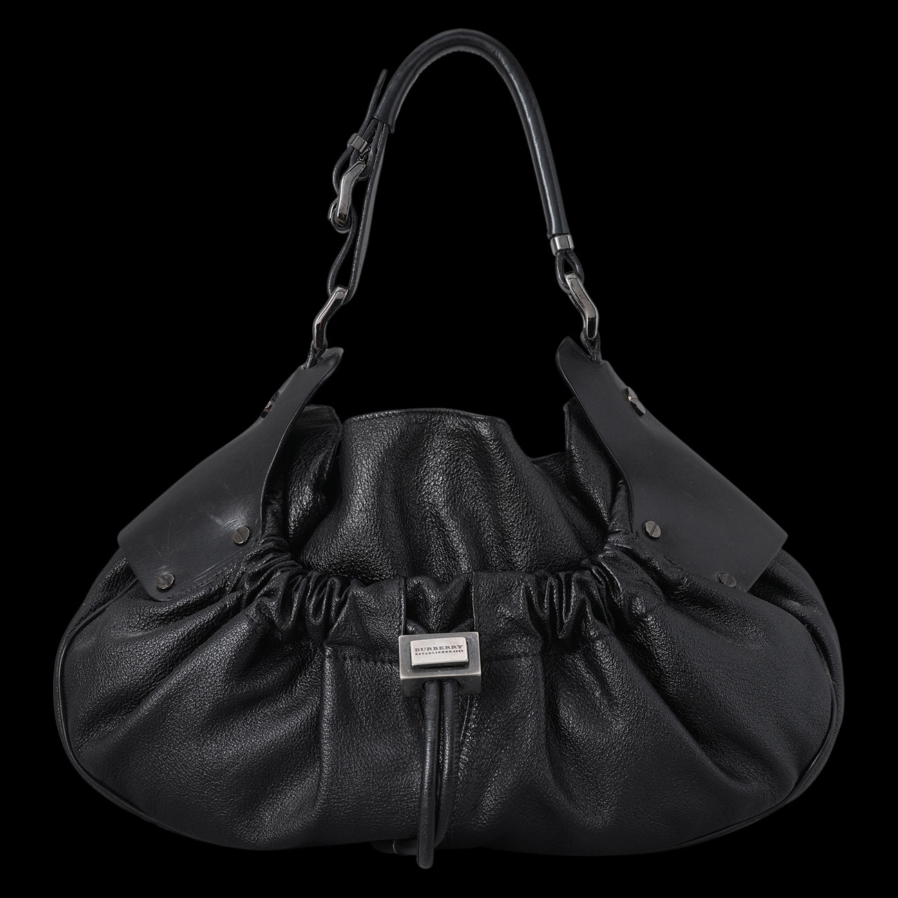 BURBERRY(USED)버버리 샤이닝 레더 호보백
