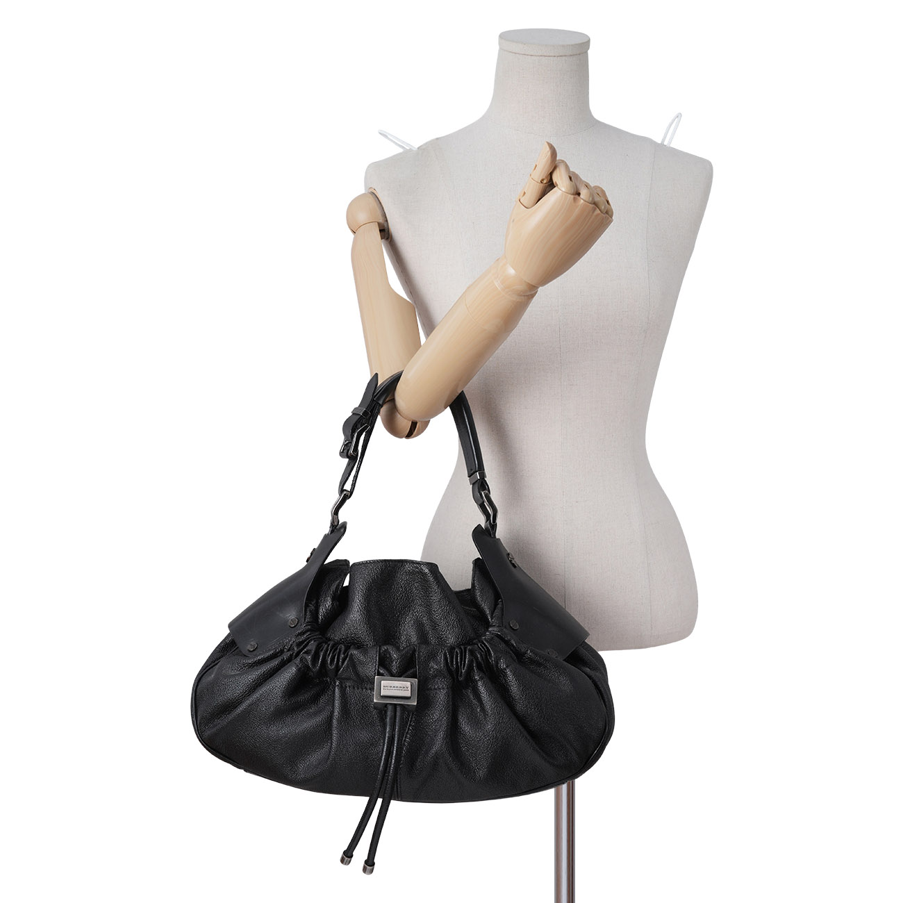 BURBERRY(USED)버버리 샤이닝 레더 호보백