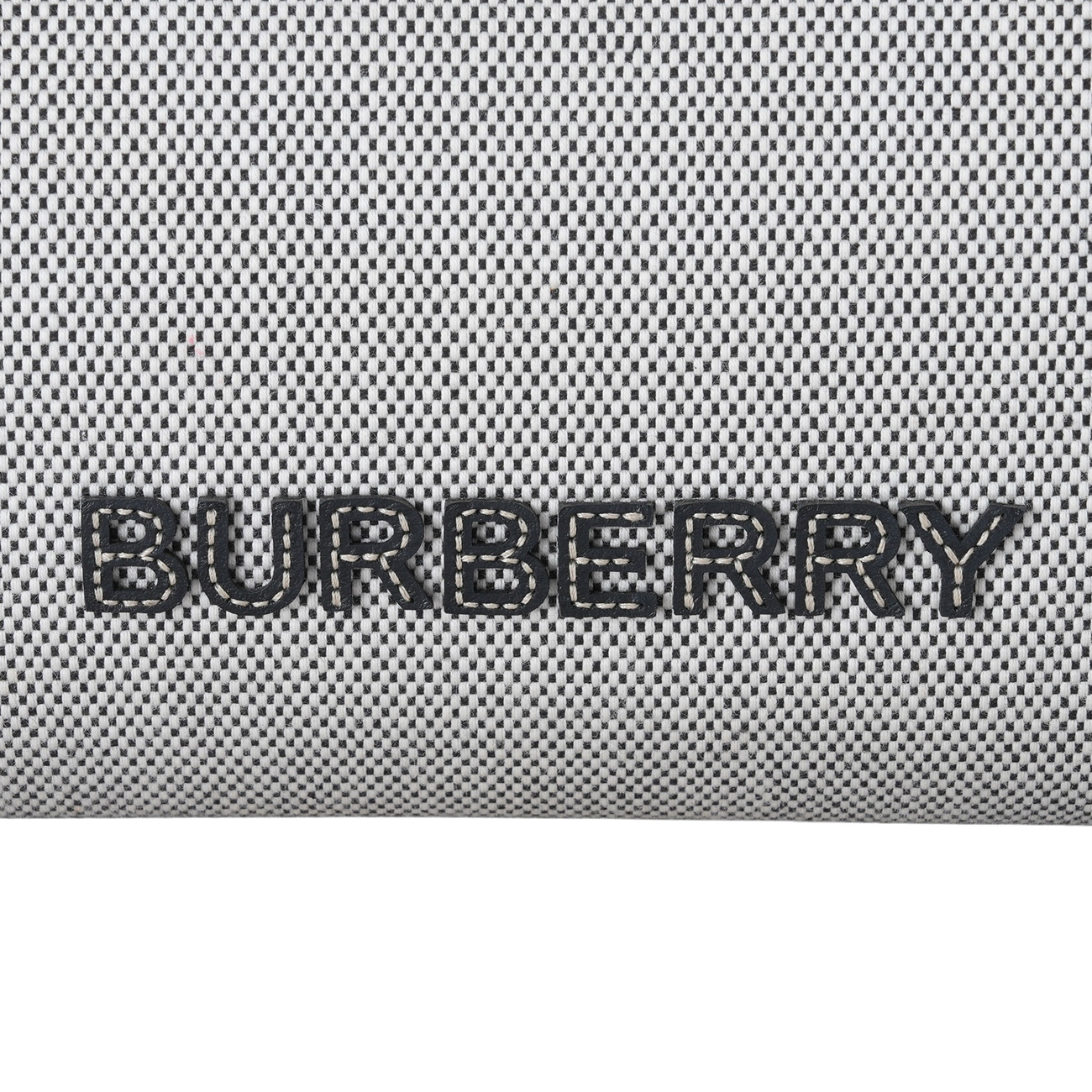 BURBERRY(USED)버버리 8039506 캔버스 레더 폴드오버백
