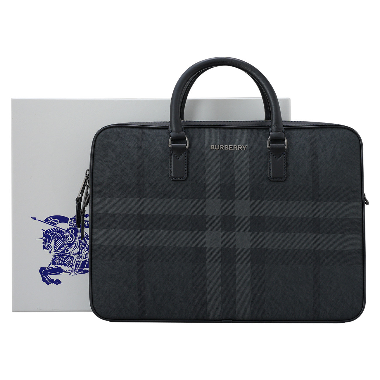 BURBERRY(USED)버버리 80660911 슬림 에인스워스 브리프케이스