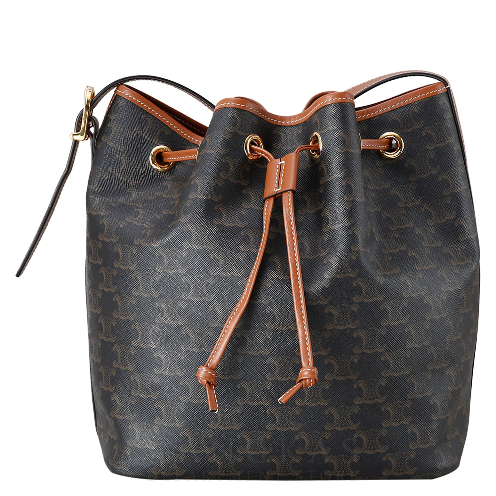CELINE(USED)셀린느 트리오페 드로스트링 버킷