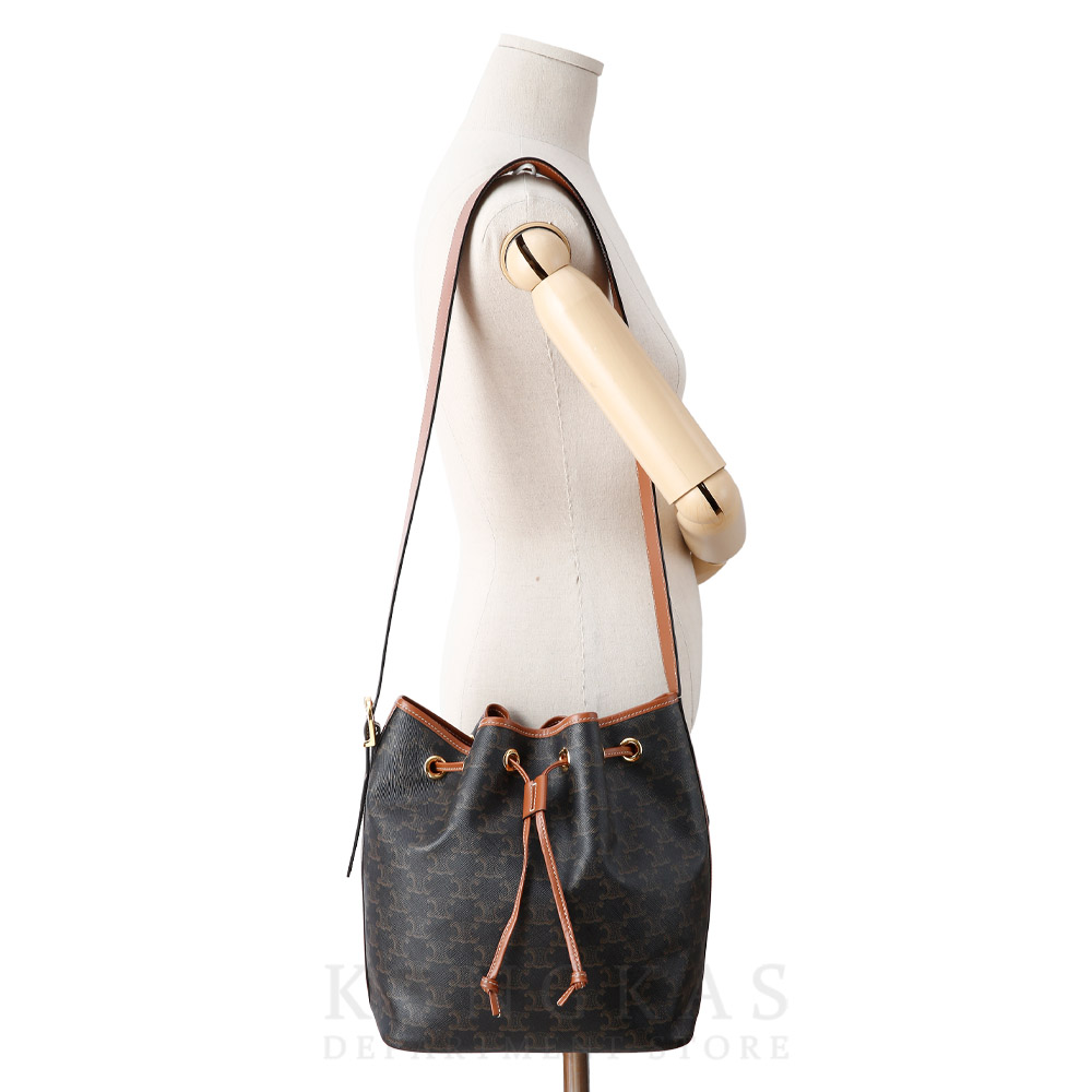 CELINE(USED)셀린느 트리오페 드로스트링 버킷