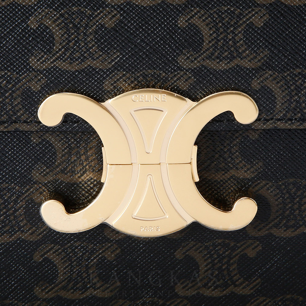 CELINE(USED)셀린느 트리오페 캔버스 박스 탑 핸들겸 숄더백