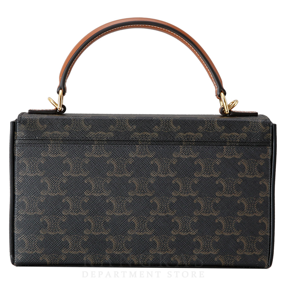 CELINE(USED)셀린느 트리오페 캔버스 박스 탑 핸들겸 숄더백