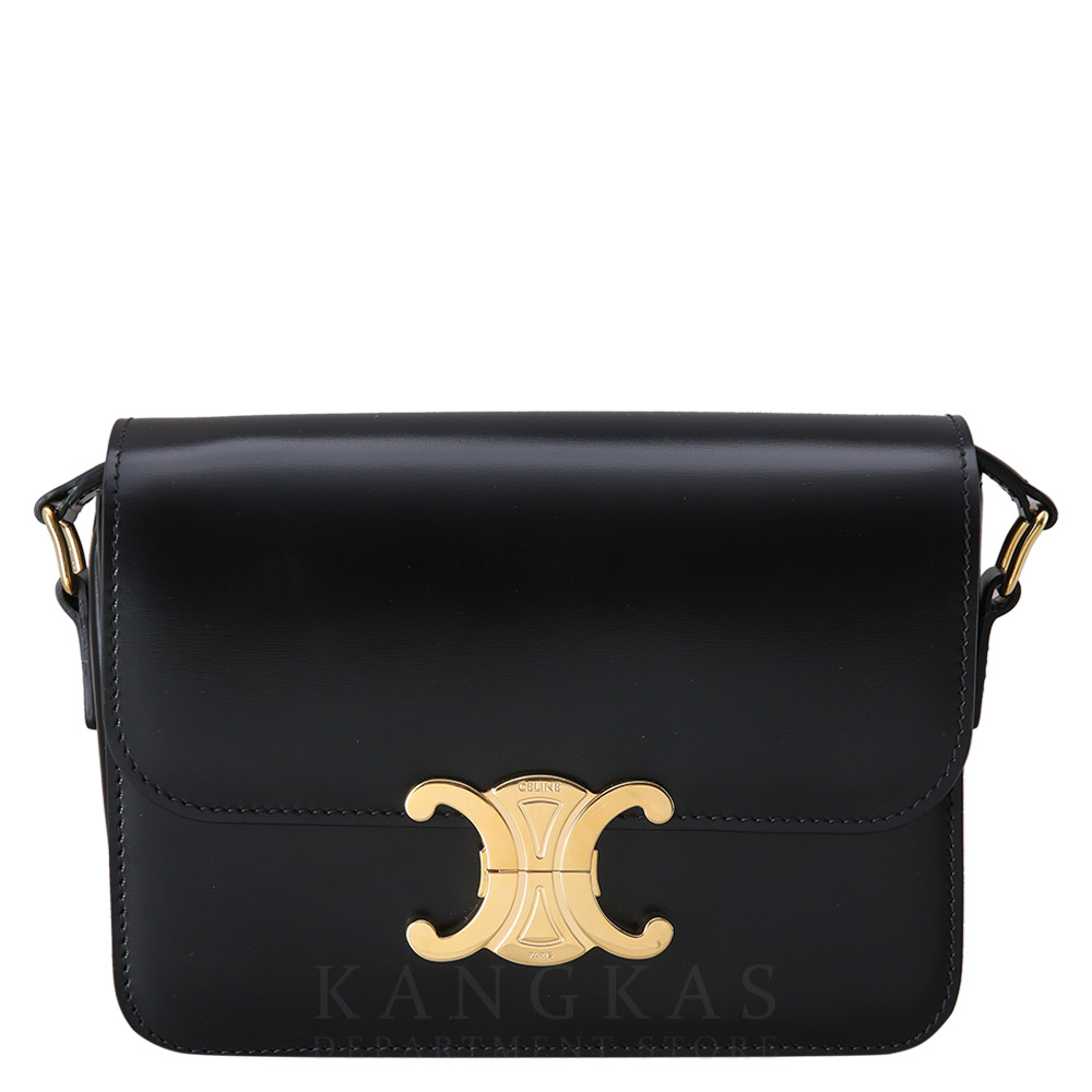 CELINE(USED)셀린느 트리오페 틴 레더 숄더백