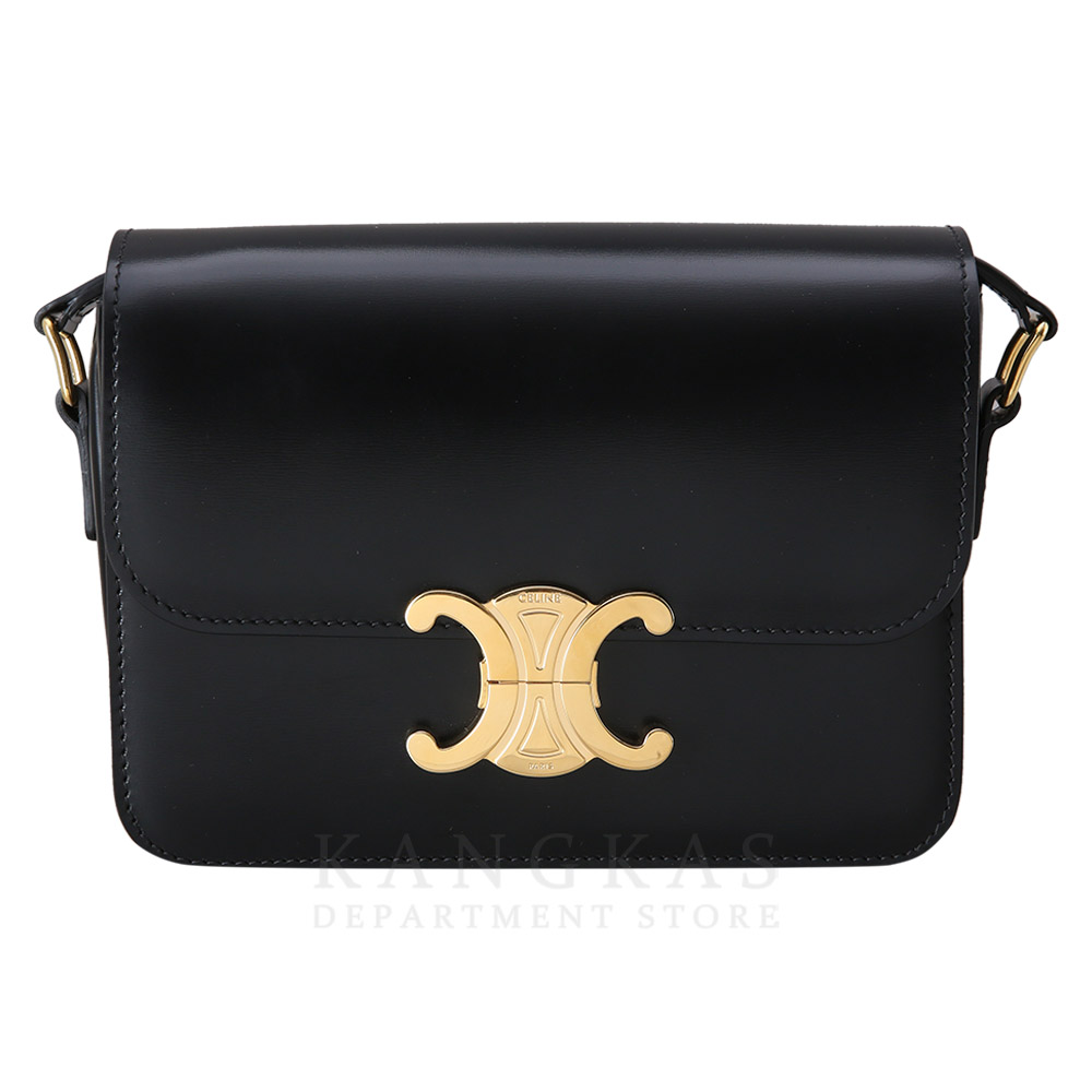 CELINE(USED)셀린느 트리오페 틴 레더 숄더백