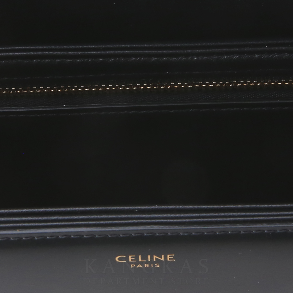 CELINE(USED)셀린느 트리오페 틴 레더 숄더백