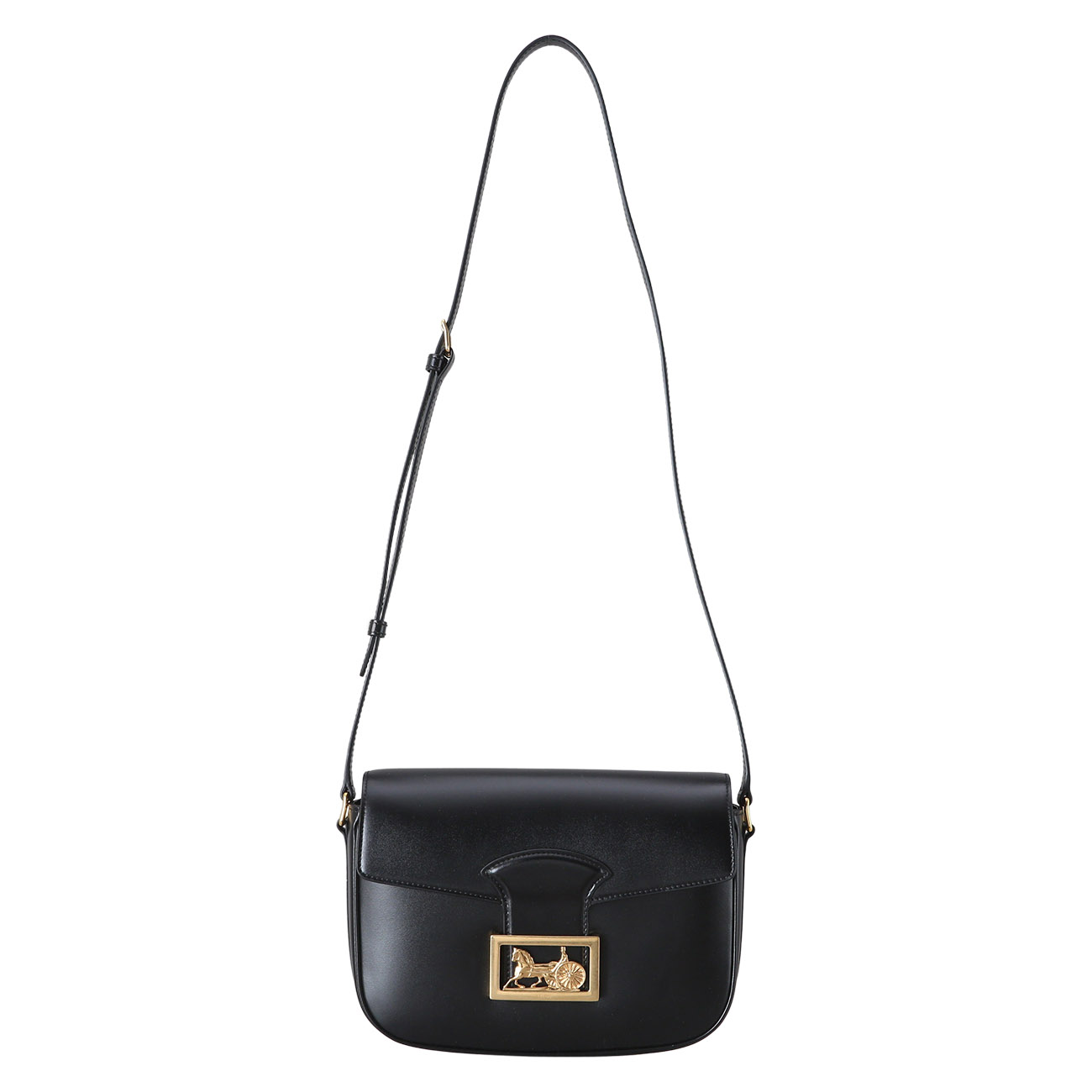 CELINE(USED)셀린느 마차 레더 숄더 백