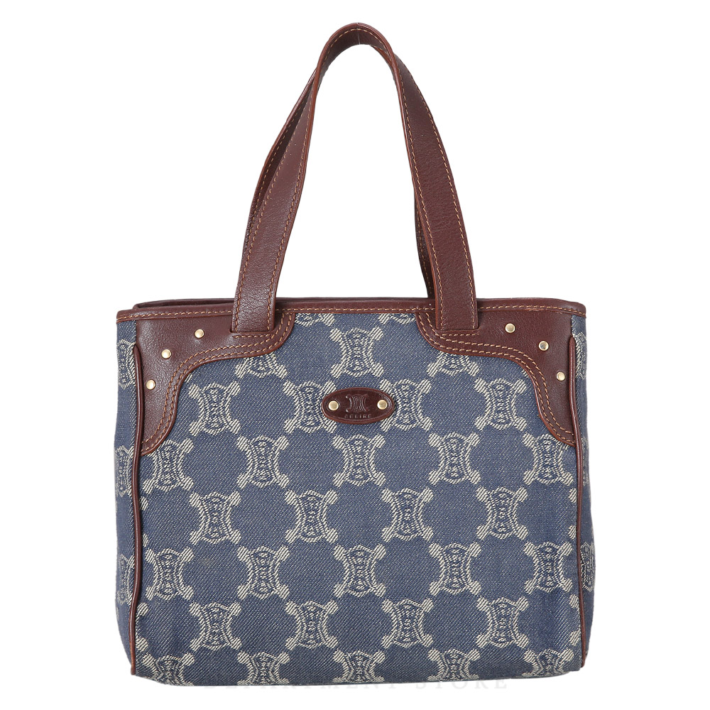 CELINE(USED)셀린느 데님 트리오페 토트백