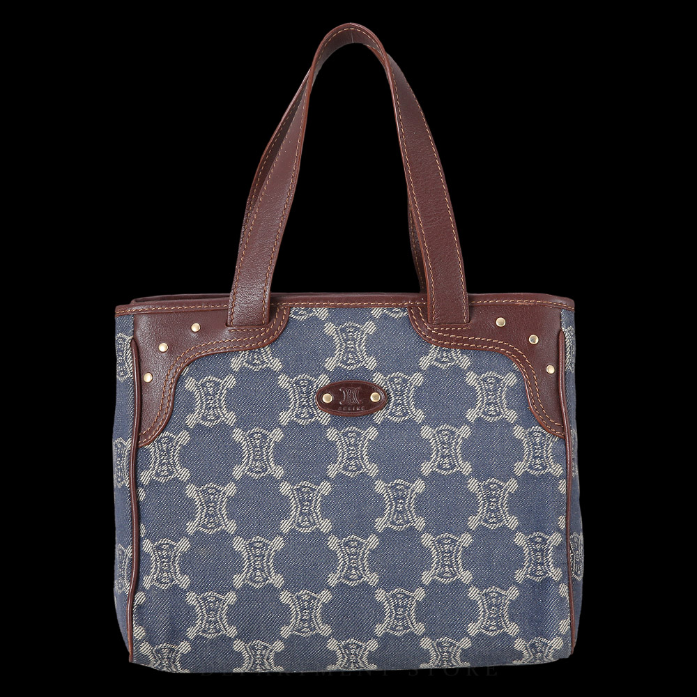 CELINE(USED)셀린느 데님 트리오페 토트백