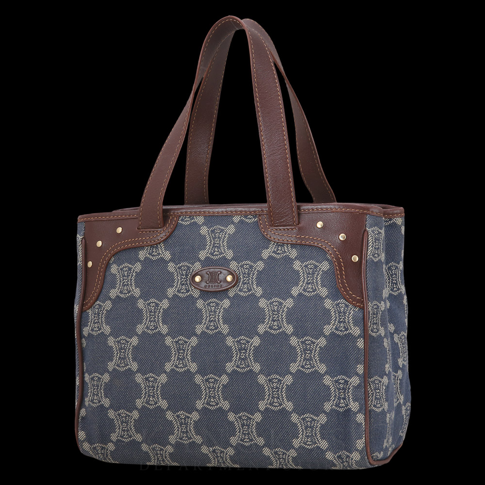 CELINE(USED)셀린느 데님 트리오페 토트백