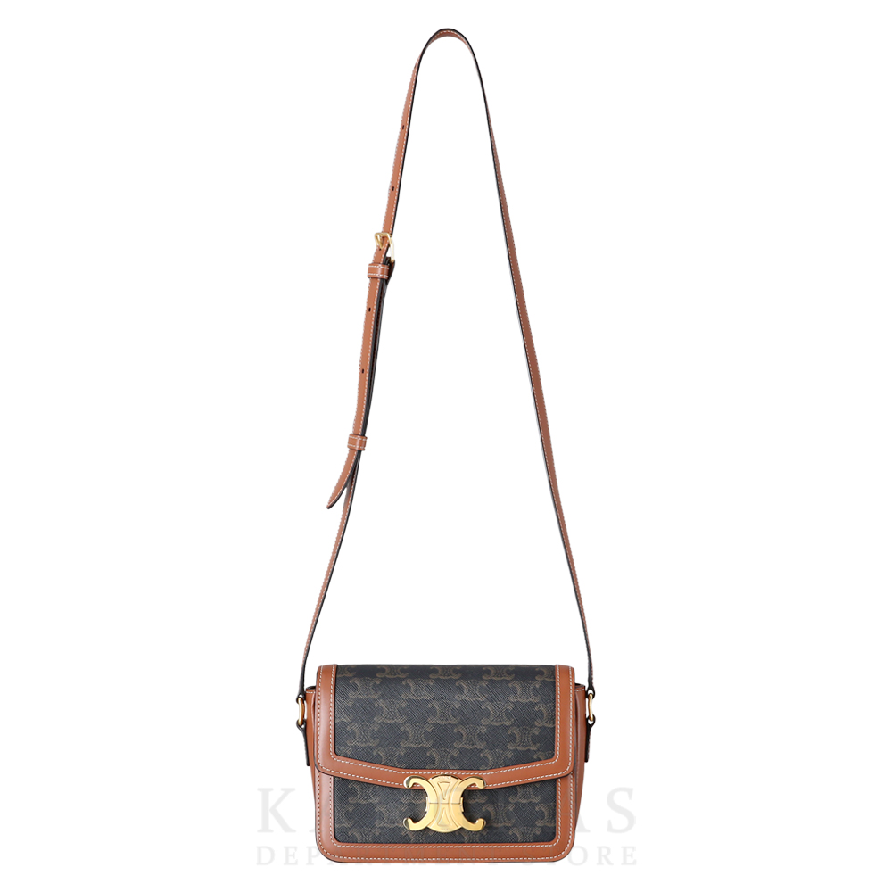 CELINE(USED)셀린느 트리오페 플랩 숄더백