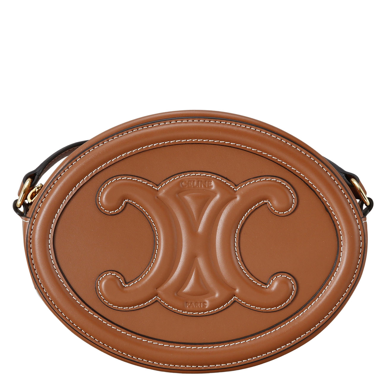 CELINE(USED)셀린느 퀴르 트리옹프 오벌백