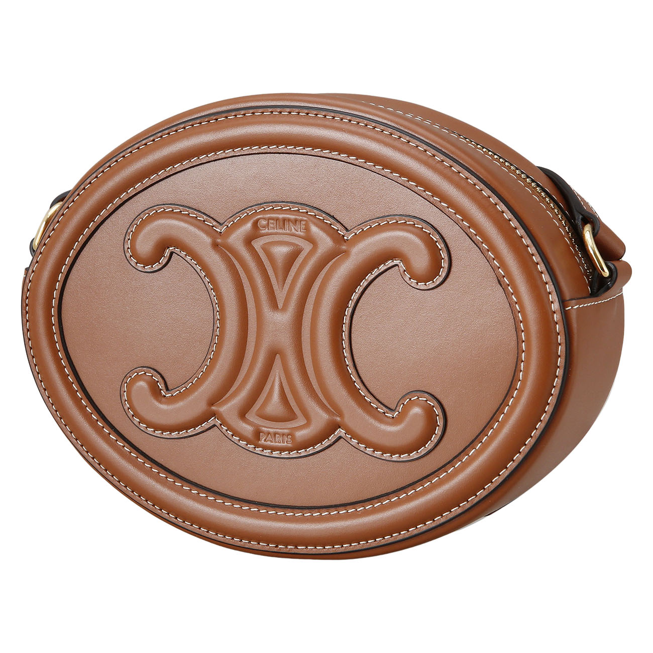 CELINE(USED)셀린느 퀴르 트리옹프 오벌백