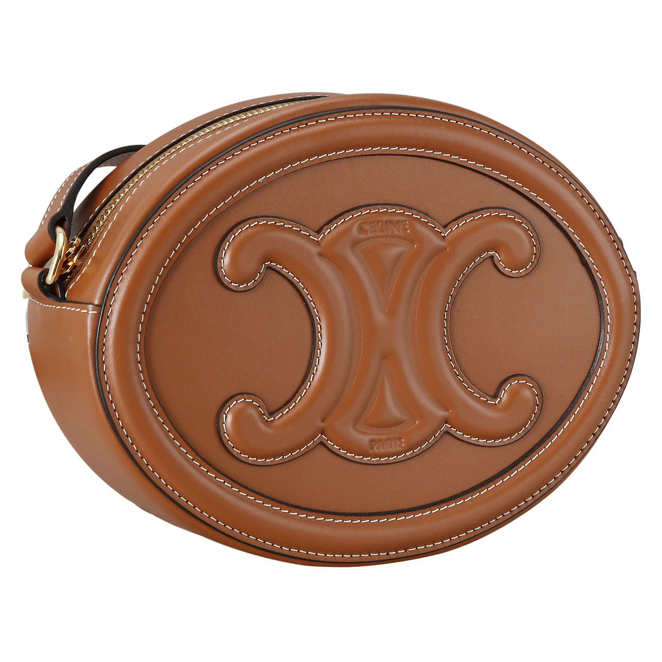 CELINE(USED)셀린느 퀴르 트리옹프 오벌백