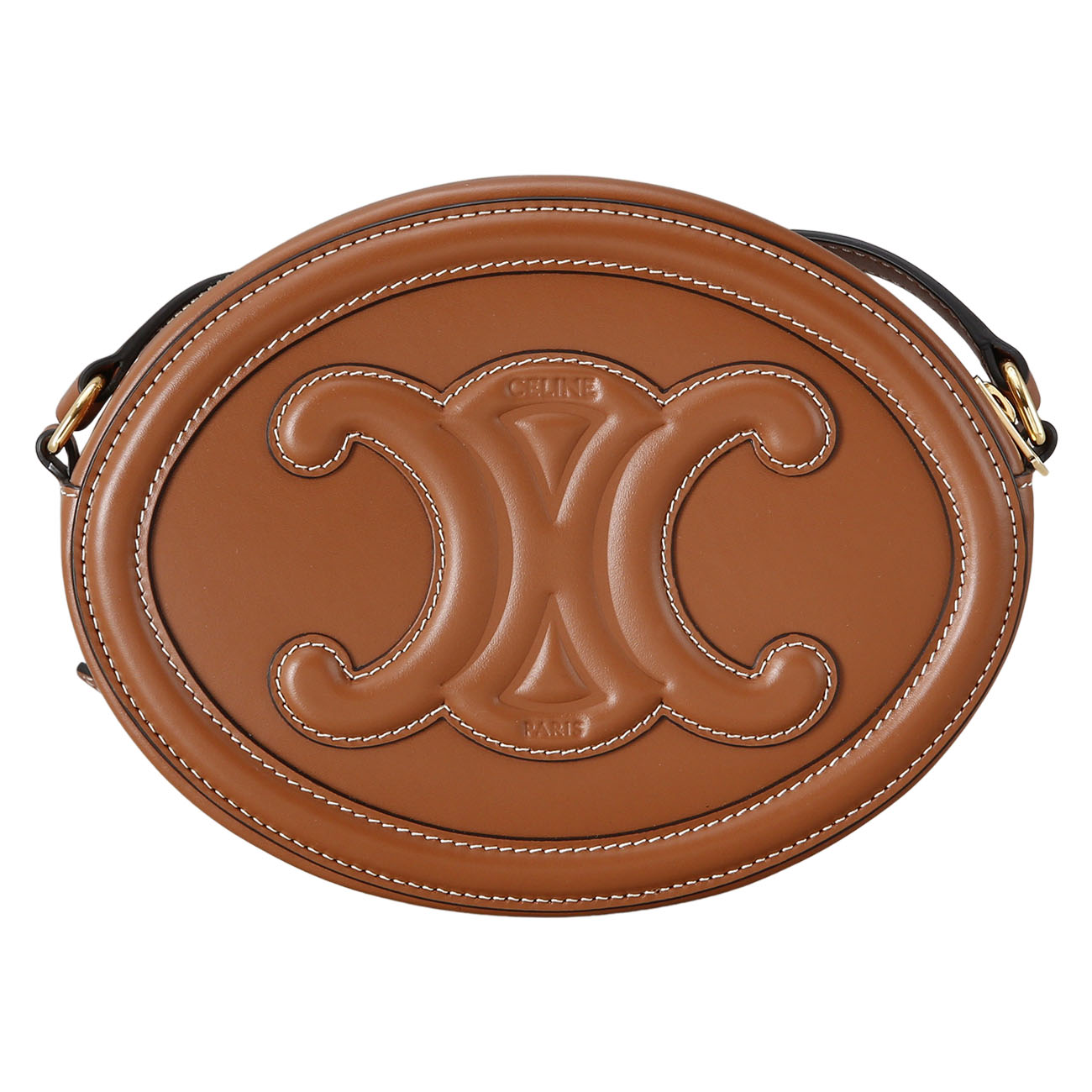 CELINE(USED)셀린느 퀴르 트리옹프 오벌백