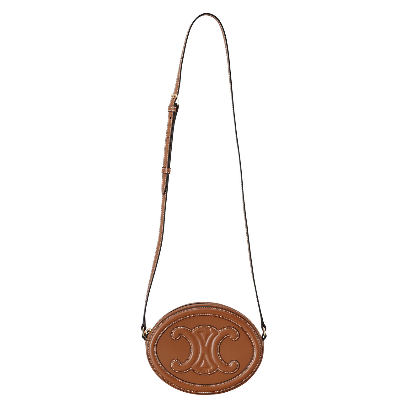 CELINE(USED)셀린느 퀴르 트리옹프 오벌백