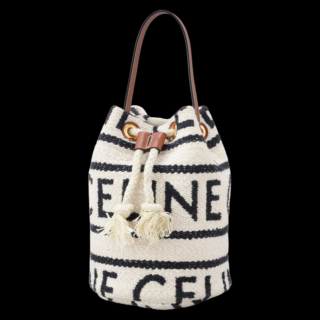 CELINE(USED)셀린느 틴 드로우스트링 버킷백