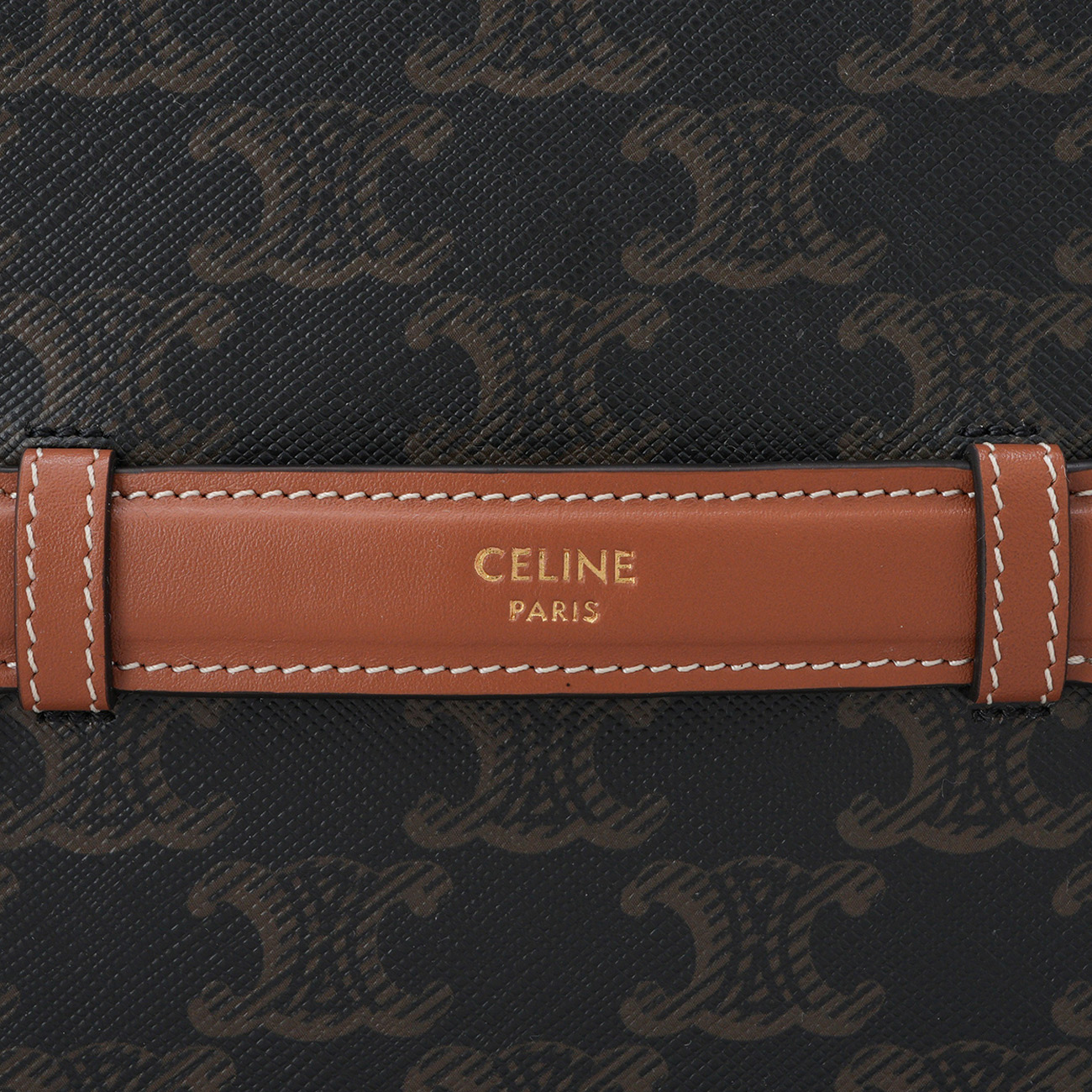 CELINE(USED)셀린느 트리옹프 캔버스 탑핸들 베니티