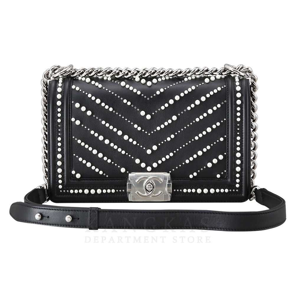 CHANEL(USED)샤넬 시즌 보이샤넬 펄 미듐