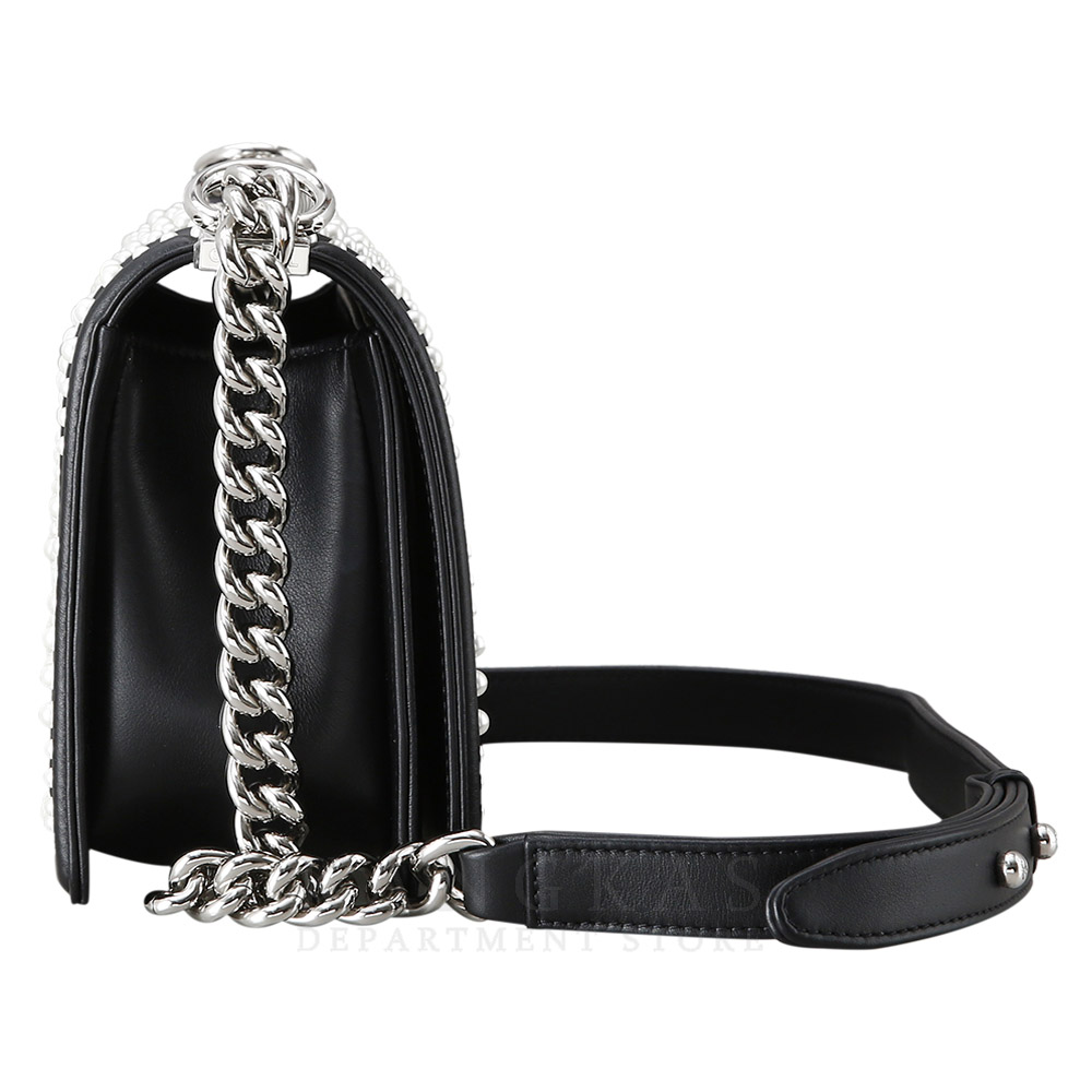 CHANEL(USED)샤넬 시즌 보이샤넬 펄 미듐