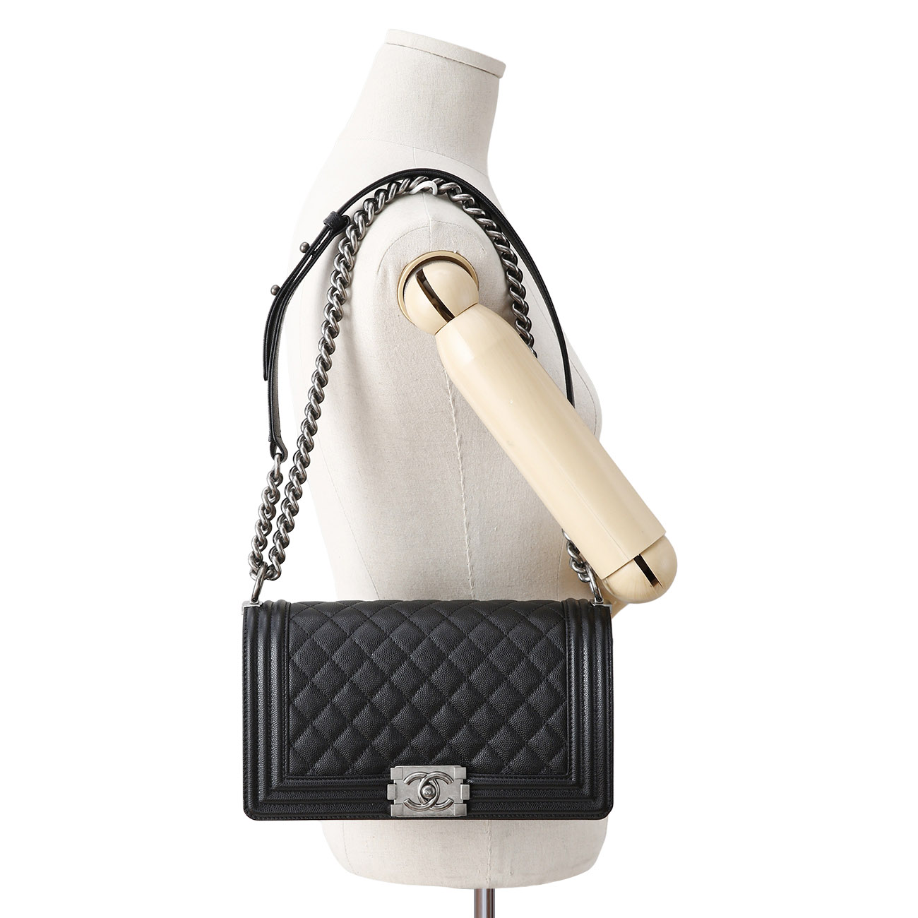 CHANEL(USED)샤넬 보이샤넬 미듐 블랙