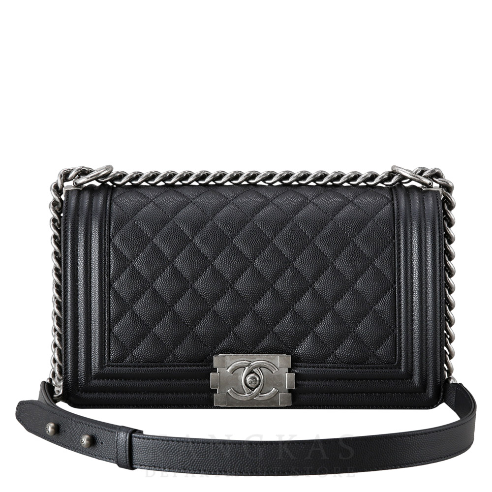 CHANEL(USED)샤넬 캐비어 보이샤넬 미듐 @@@@@