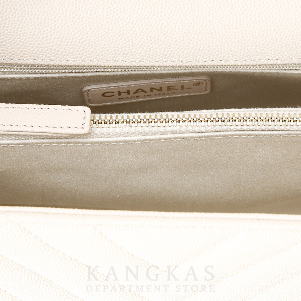CHANEL(USED)샤넬 쉐브론 코코핸들 미디움