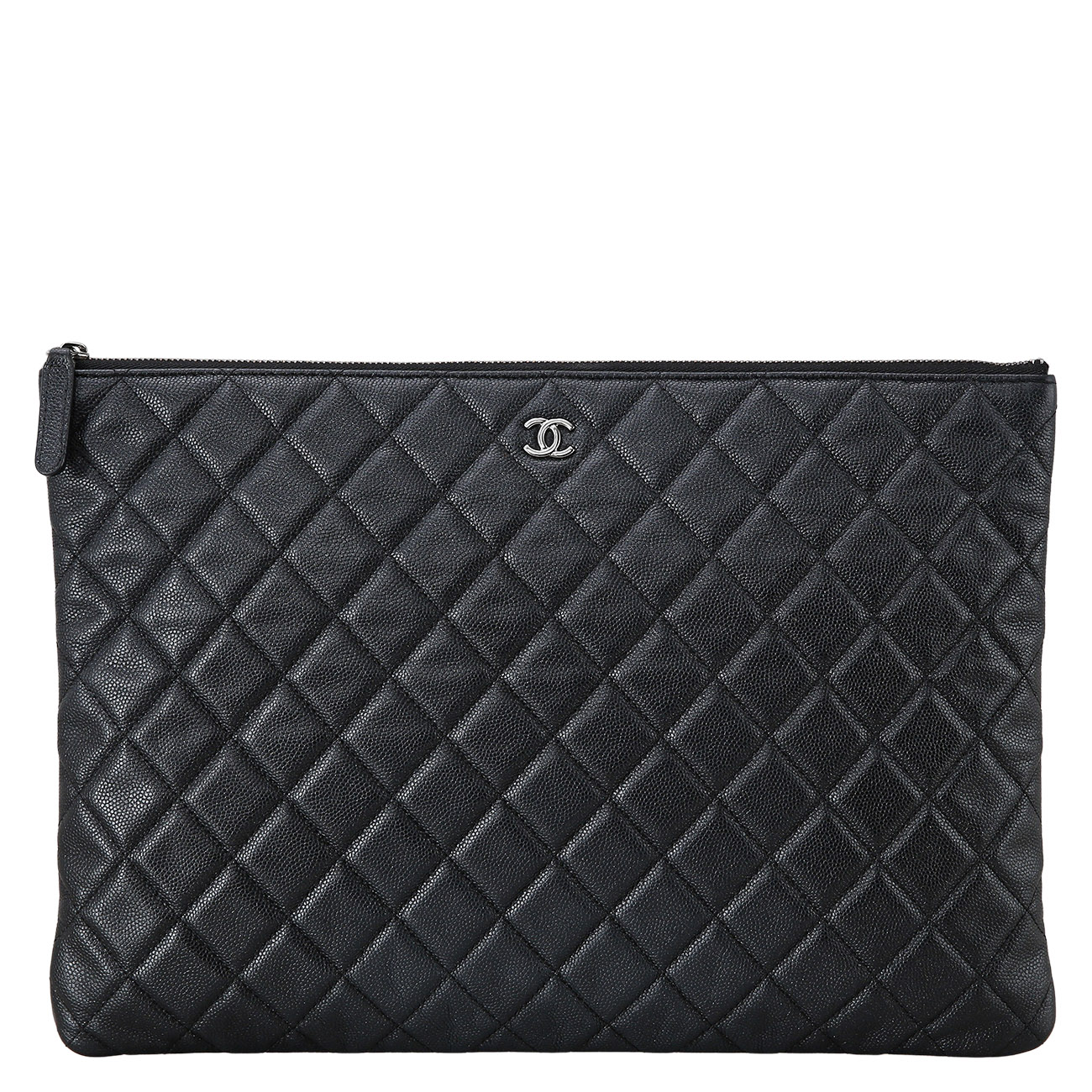 CHANEL(USED)샤넬 클래식 캐비어 클러치 라지