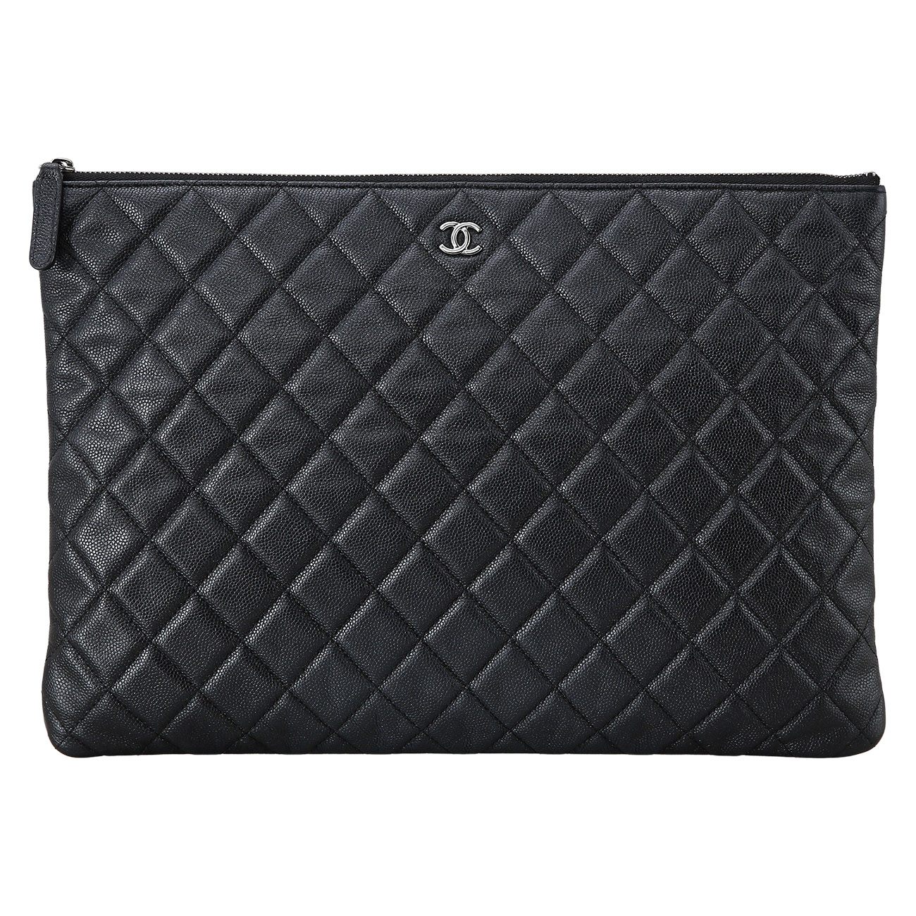 CHANEL(USED)샤넬 클래식 캐비어 클러치 라지