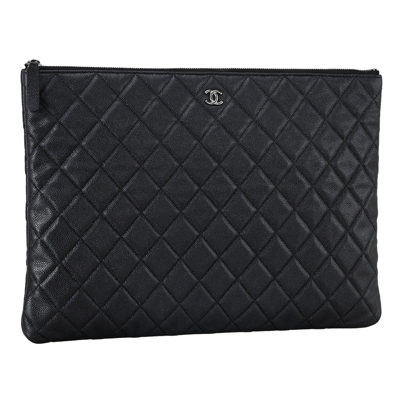 CHANEL(USED)샤넬 클래식 캐비어 클러치 라지