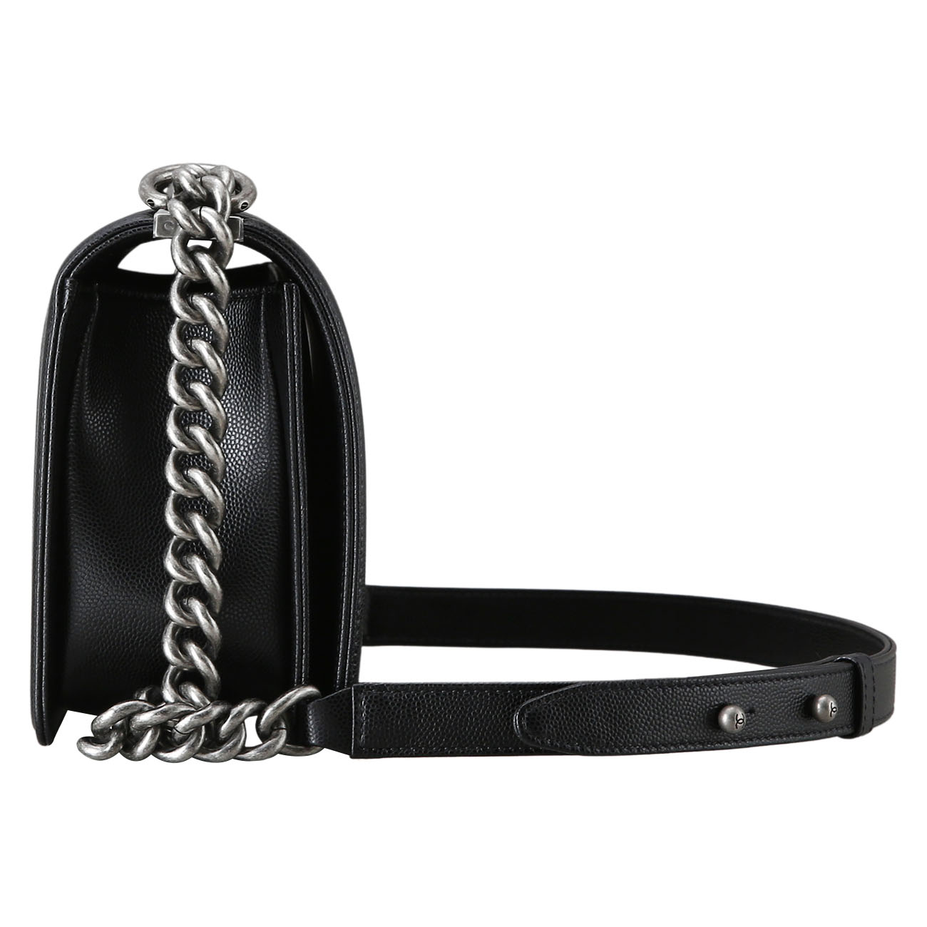 CHANEL(USED)샤넬 캐비어 보이샤넬 미듐