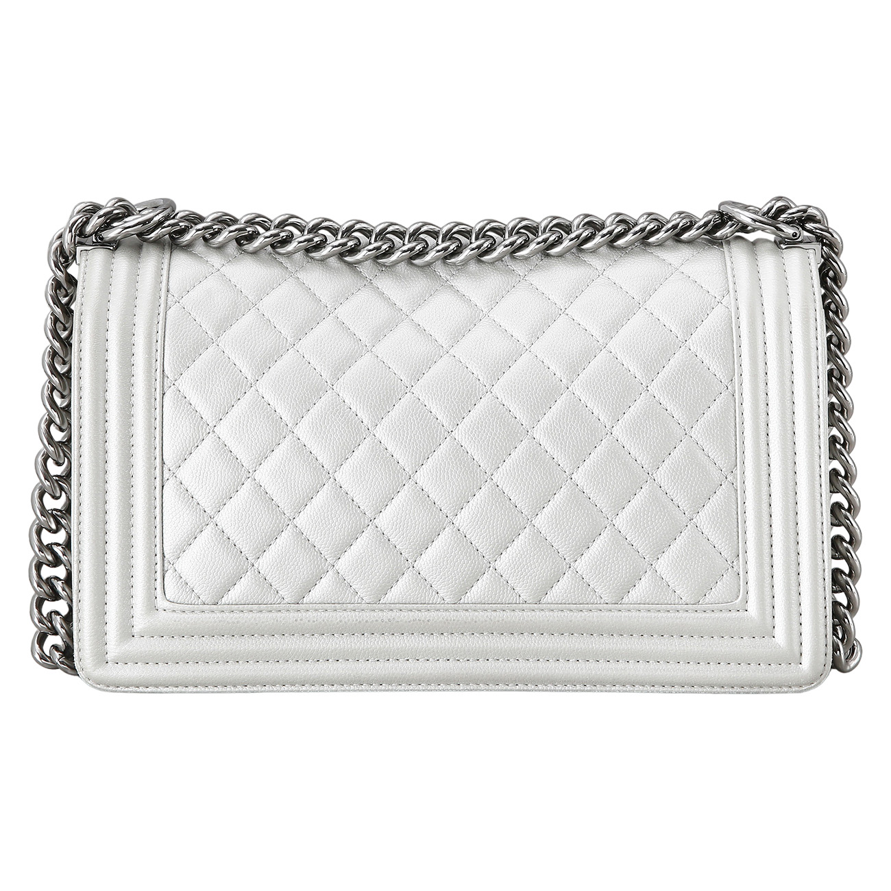 CHANEL(USED)샤넬 보이샤넬 캐비어 미듐