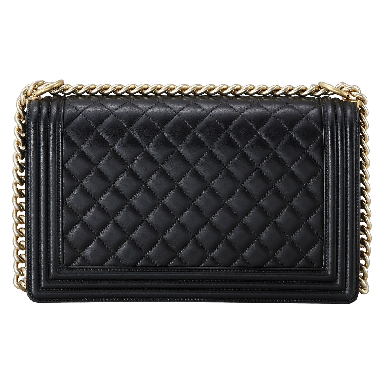 CHANEL(USED)샤넬 보이샤넬 램스킨 라지