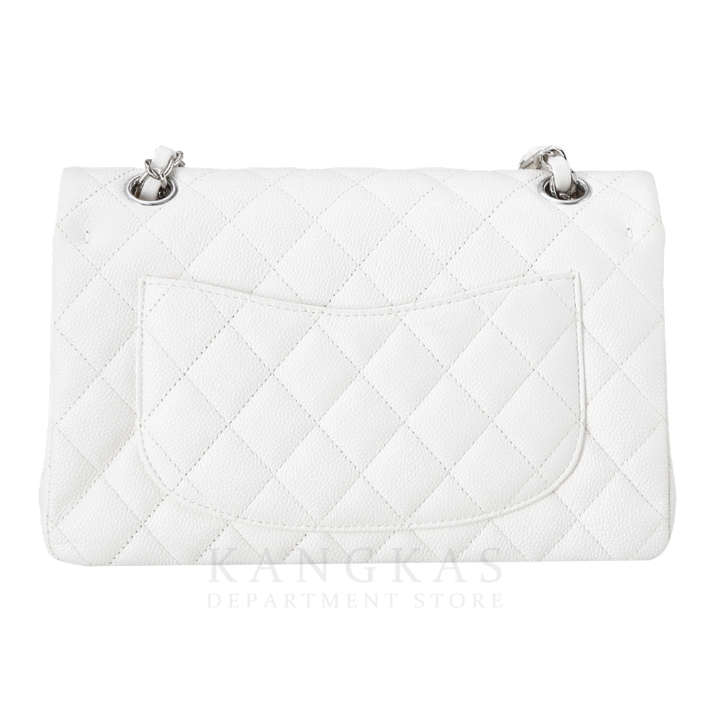 CHANEL(USED)샤넬 클래식 캐비어 스몰 화이트