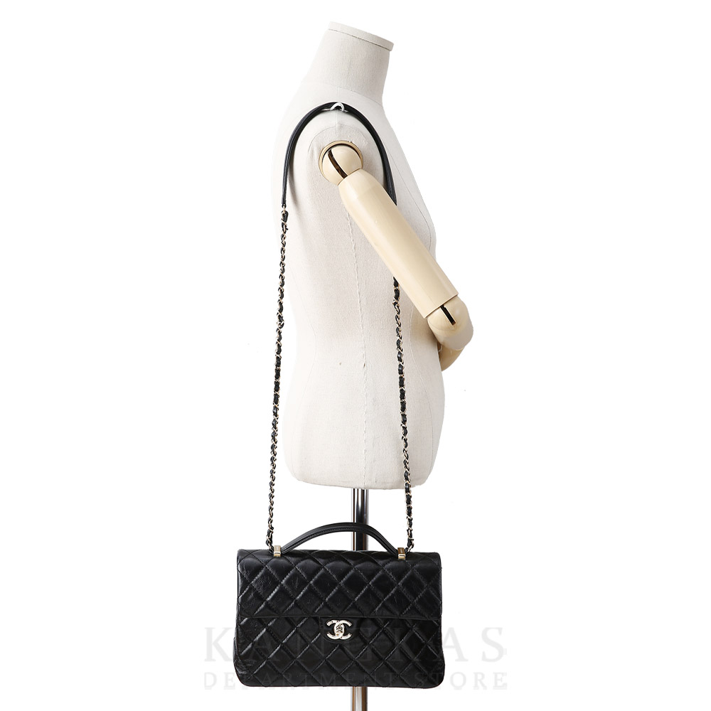 CHANEL(USED)샤넬 시즌 탑핸들 체인 크로스백